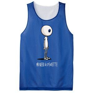 Mii Need A Cigarette Mesh Reversible Basketball Jersey Tank