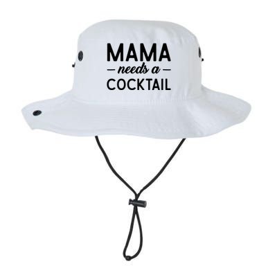 Mama Needs A Cocktail Funny Relaxed Quote For Mom Sarcastic Cool Gift Legacy Cool Fit Booney Bucket Hat