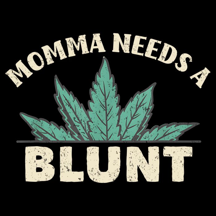 Momma Needs A Blunt Stoner Mom Cannabis Weed Smoker Gift 16 in Basic Backpack