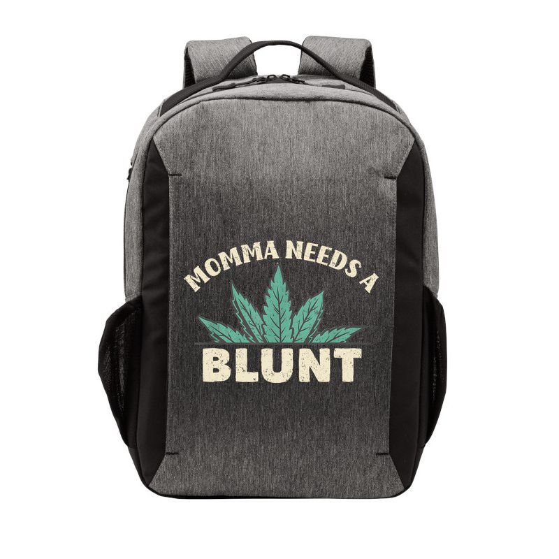 Momma Needs A Blunt Stoner Mom Cannabis Weed Smoker Gift Vector Backpack