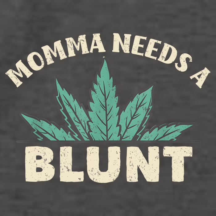 Momma Needs A Blunt Stoner Mom Cannabis Weed Smoker Gift Vector Backpack