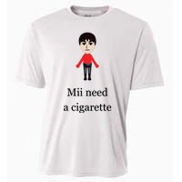 Mii Need A Cigarette Funny Wii Cooling Performance Crew T-Shirt