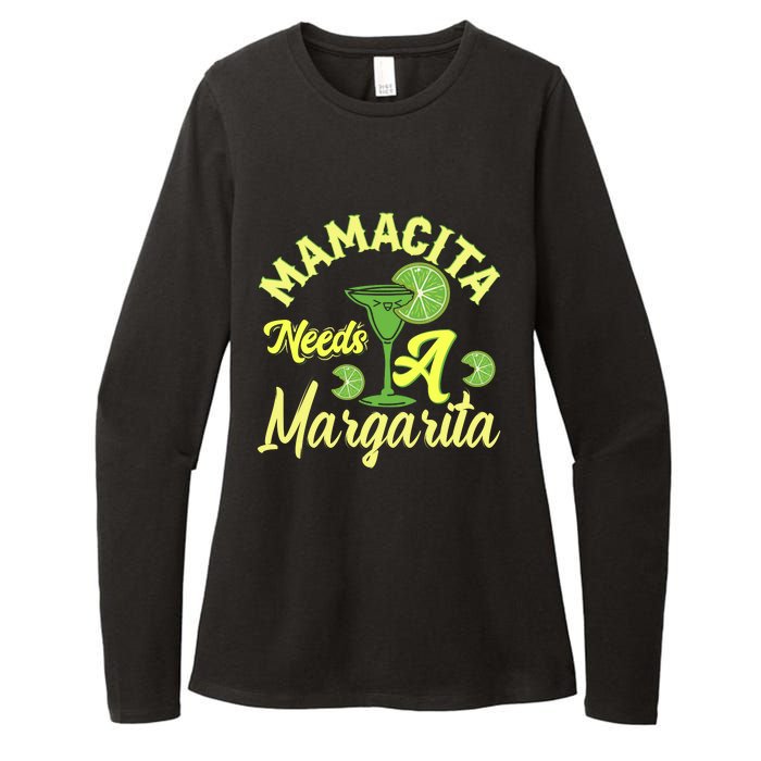 Mamacita Needs A Margarita Womens CVC Long Sleeve Shirt