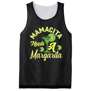 Mamacita Needs A Margarita Mesh Reversible Basketball Jersey Tank