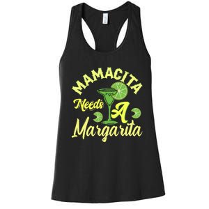 Mamacita Needs A Margarita Women's Racerback Tank