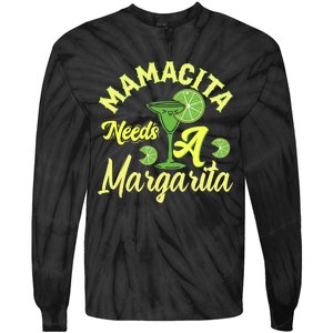 Mamacita Needs A Margarita Tie-Dye Long Sleeve Shirt