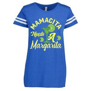 Mamacita Needs A Margarita Enza Ladies Jersey Football T-Shirt