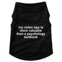 My Notes App Is More Valuable Than A Psychology Textbook Doggie Tank