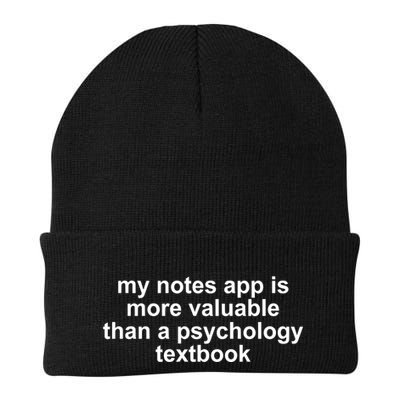 My Notes App Is More Valuable Than A Psychology Textbook Beanie