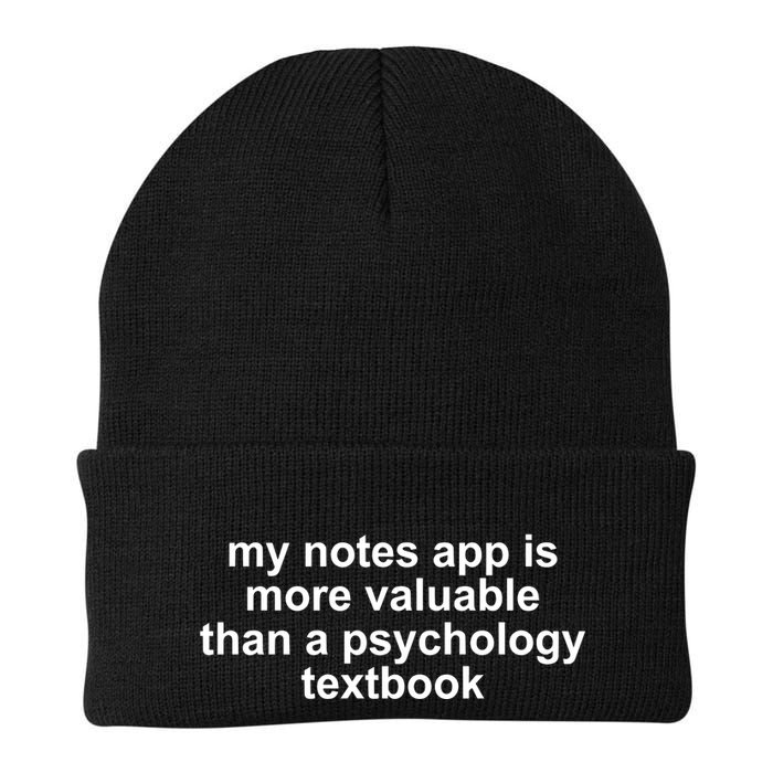 My Notes App Is More Valuable Than A Psychology Textbook Beanie