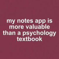 My Notes App Is More Valuable Than A Psychology Textbook 16oz Travel Tumbler