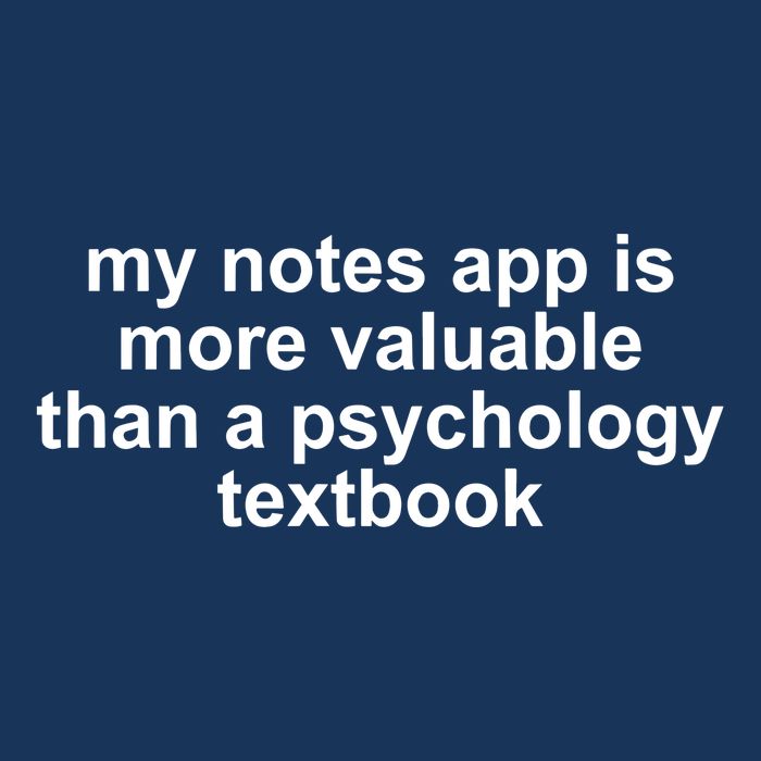 My Notes App Is More Valuable Than A Psychology Textbook Infant Baby Jersey Bodysuit