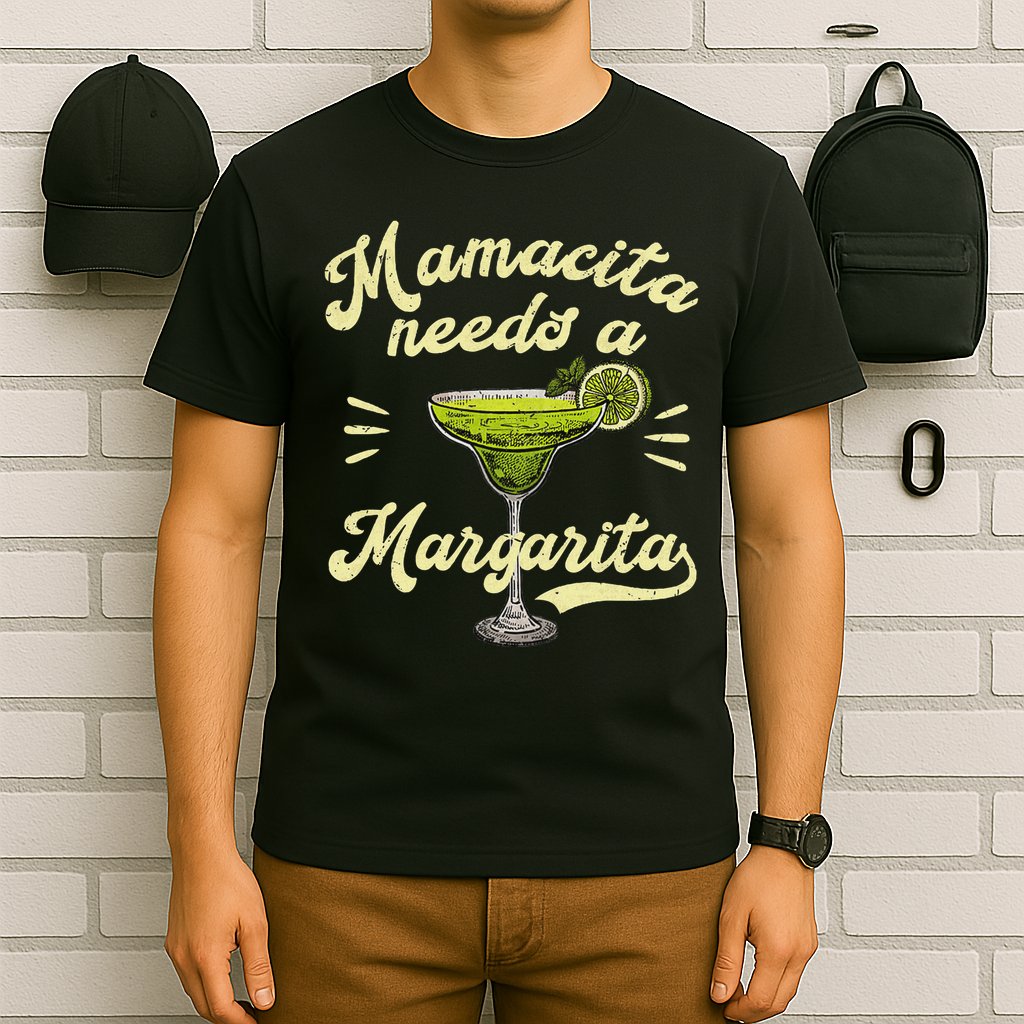 Mamacita Needs A Margarita Funny Mother's Day T-Shirt