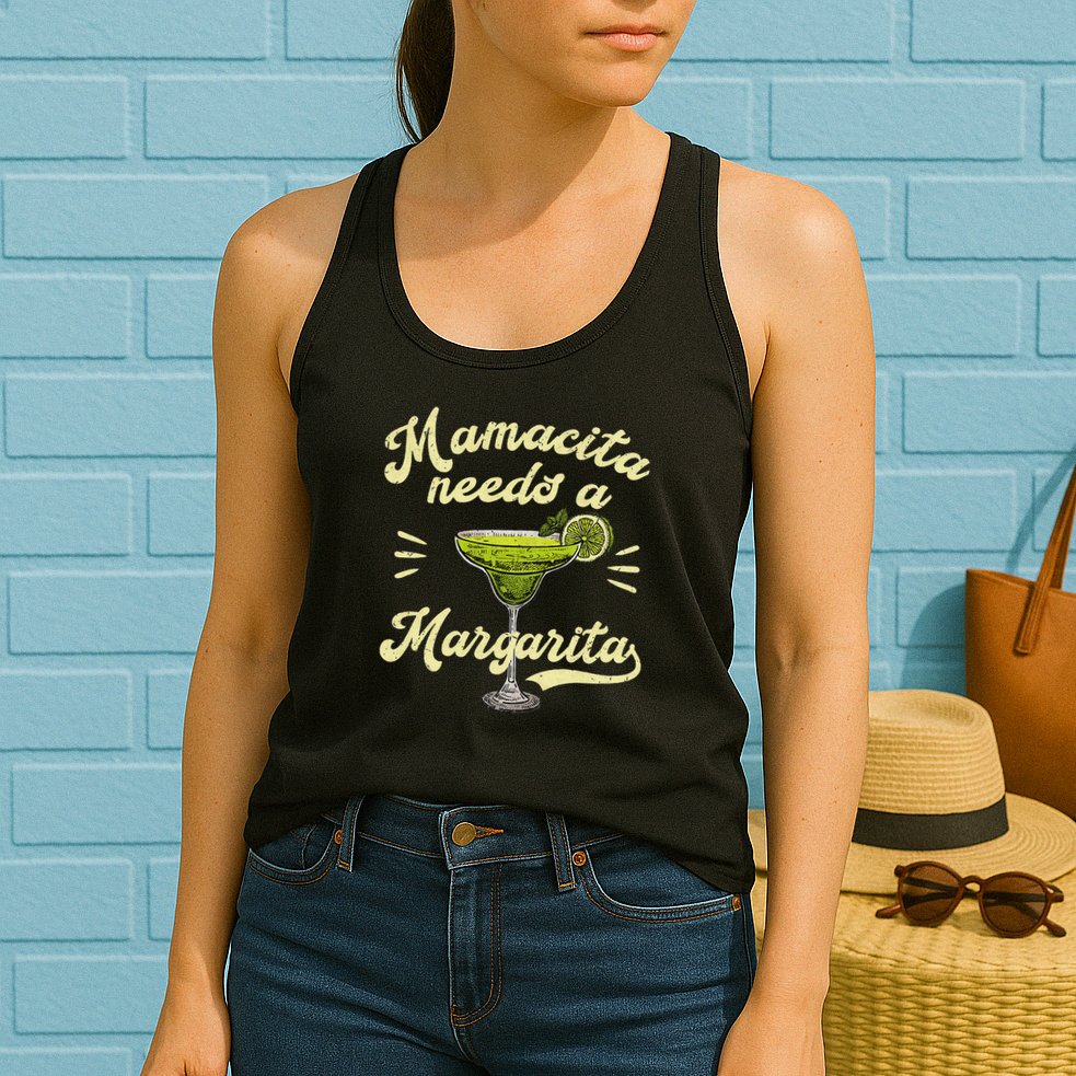 Mamacita Needs A Margarita Funny Mother's Day Womens Tank Top