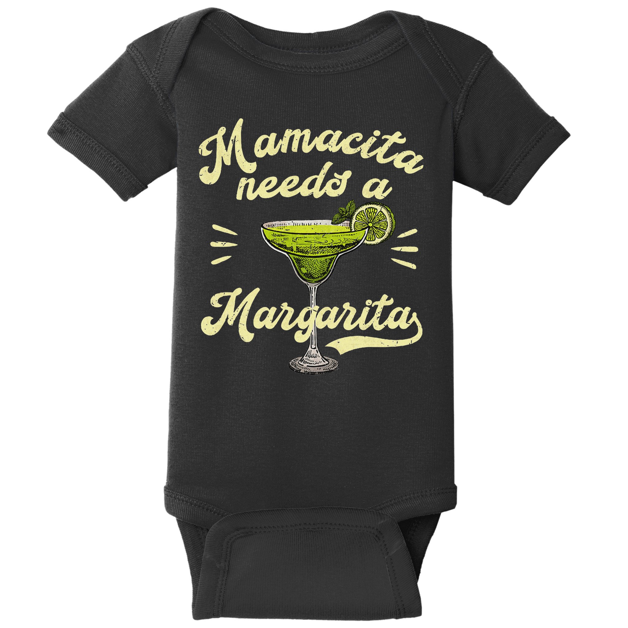Mamacita Needs A Margarita Funny Mother's Day Baby Bodysuit