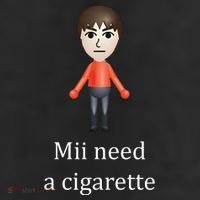 Mii Need A Cigarette Funny 25L Jumbo Tote