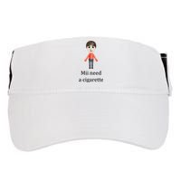 Mii Need A Cigarette Funny Adult Drive Performance Visor