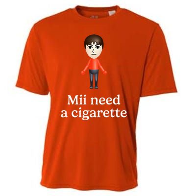 Mii Need A Cigarette Cooling Performance Crew T-Shirt