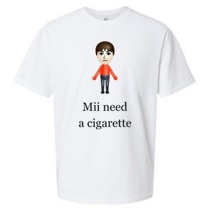 Mii Need A Cigarette Sueded Cloud Jersey T-Shirt