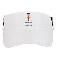 Mii Need A Cigarette Adult Drive Performance Visor