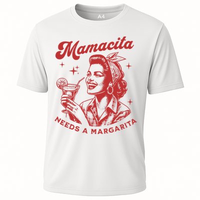 Mamacita Needs A Margarita Cooling Performance Crew T-Shirt