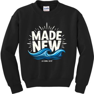 Made New Baptized Baptism Magical And Funny Baptism Gifts Kids Sweatshirt