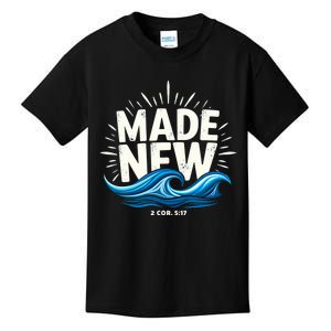 Made New Baptized Baptism Magical And Funny Baptism Gifts Kids T-Shirt