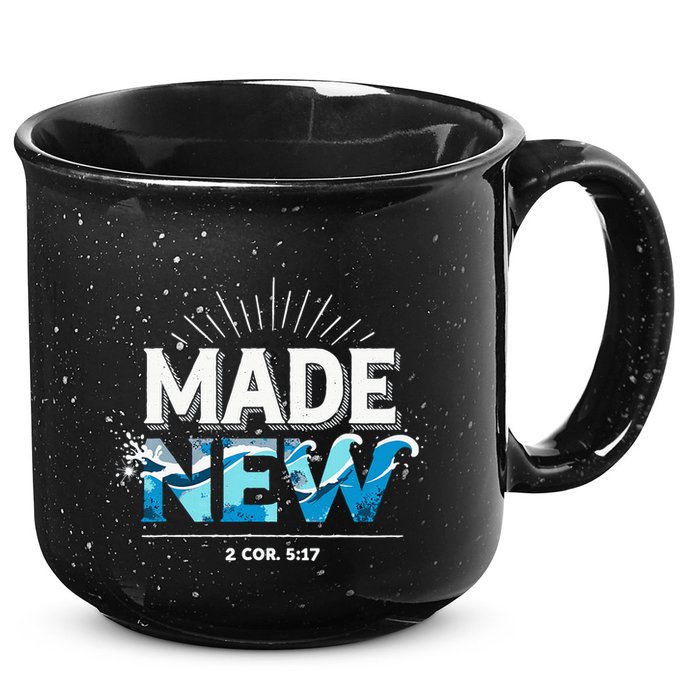 Made New Baptized Baptism 15oz Campfire Ceramic Mug