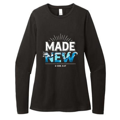 Made New Baptized Baptism Womens CVC Long Sleeve Shirt