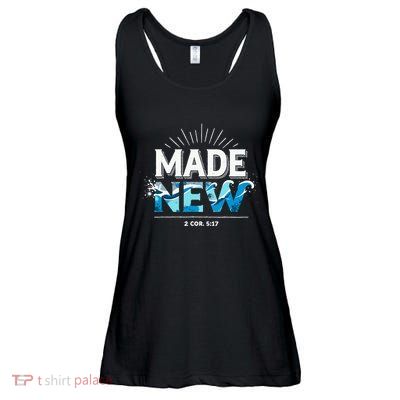 Made New Baptized Baptism Ladies Essential Flowy Tank