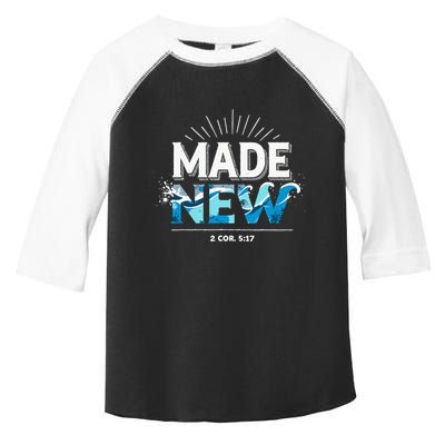 Made New Baptized Baptism Toddler Fine Jersey T-Shirt