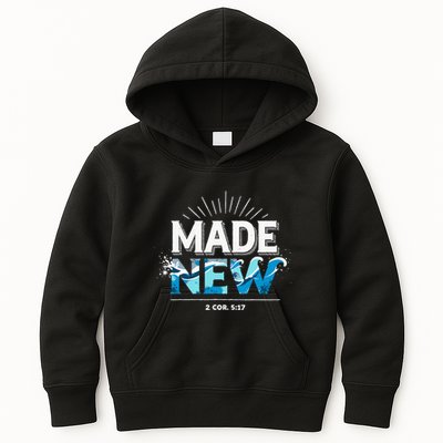 Made New Baptized Baptism Kids Hoodie