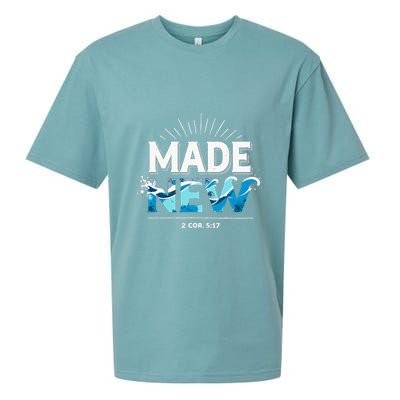 Made New Baptized Baptism Sueded Cloud Jersey T-Shirt