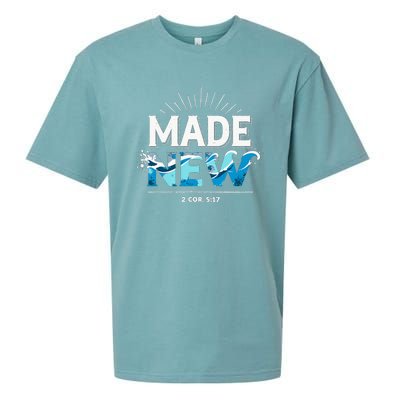 Made New Baptized Baptism Sueded Cloud Jersey T-Shirt