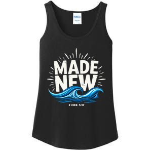 Made New Baptized Baptism Ladies Essential Tank