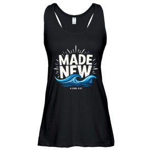 Made New Baptized Baptism Ladies Essential Flowy Tank