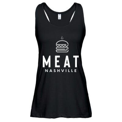 Meat Nashville Burger Grilling Ladies Essential Flowy Tank