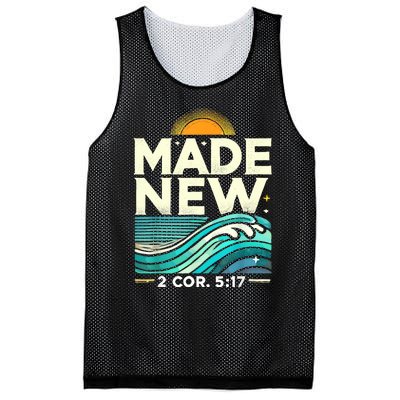 Made New Baptism Christian For Baptized Mesh Reversible Basketball Jersey Tank