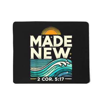 Made New Baptism Christian For Baptized Mousepad
