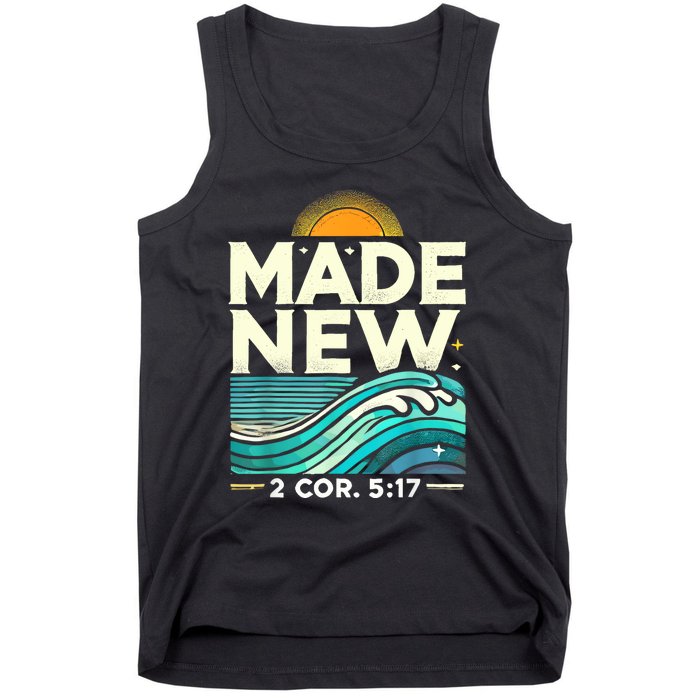 Made New Baptism Christian For Baptized Tank Top