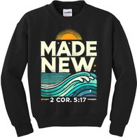 Made New Baptism Christian For Baptized Kids Sweatshirt