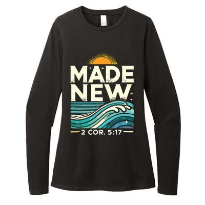 Made New Baptism Christian Womens CVC Long Sleeve Shirt