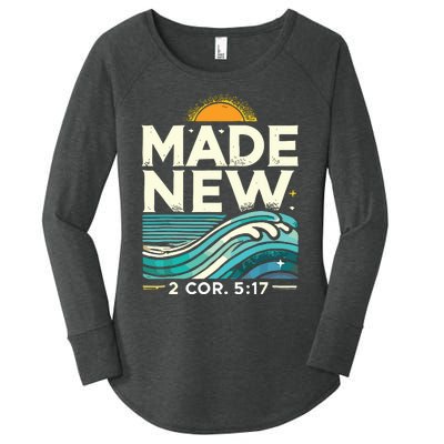 Made New Baptism Christian Women's Perfect Tri Tunic Long Sleeve Shirt