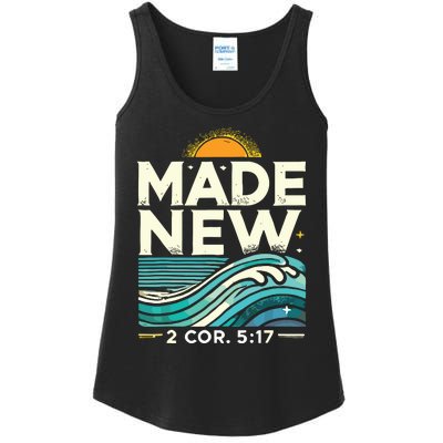 Made New Baptism Christian Ladies Essential Tank