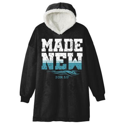 Made New Baptism Christian For  Hooded Wearable Blanket
