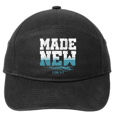 Made New Baptism Christian For  7-Panel Snapback Hat