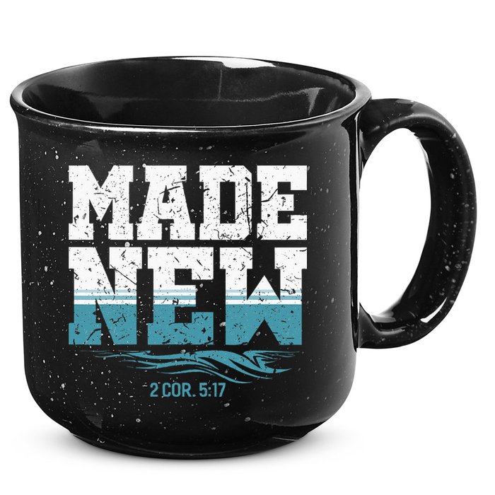 Made New Baptism Christian For  15oz Campfire Ceramic Mug
