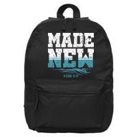 Made New Baptism Christian For  16 in Basic Backpack