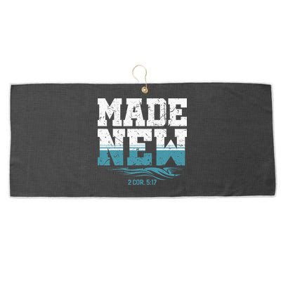 Made New Baptism Christian For  Large Microfiber Waffle Golf Towel