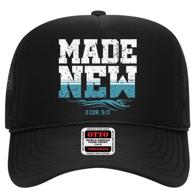 Made New Baptism Christian For  Trucker Hat